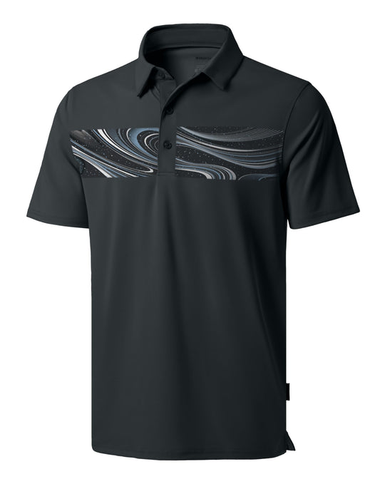 Men's Golf Shirts Dry Fit Moisture Wicking Performance Short Sleeve Collared Polo Shirts for Casual Athletic Business