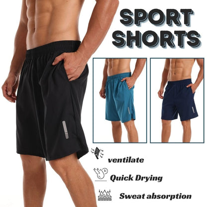 fovdtaa 3 Pack Mens Sports Shorts Quick Dry Shorts Gym Running Workout Activewear Men Running Shorts