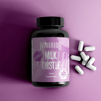 Warrior, Milk Thistle Capsules - Liver Detox - Support Aid - Herbal Supplement - 90 Caps