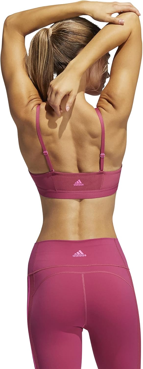 adidas Women's All Me 3-Stripes Bra Sports Bras (Pack of 1)