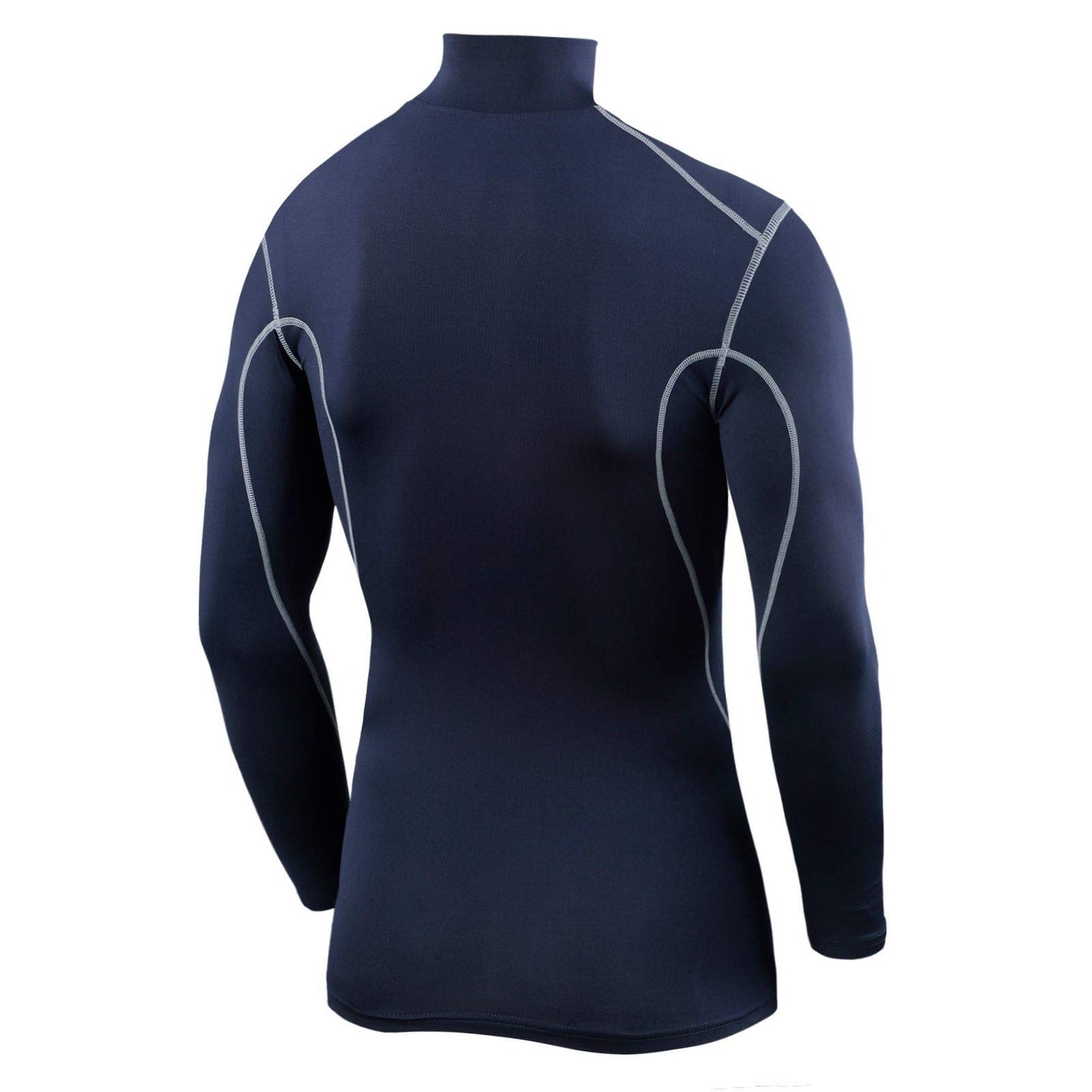 TCA Boys' Pro Performance Compression Base Layer Long Sleeve Top - Mock Neck