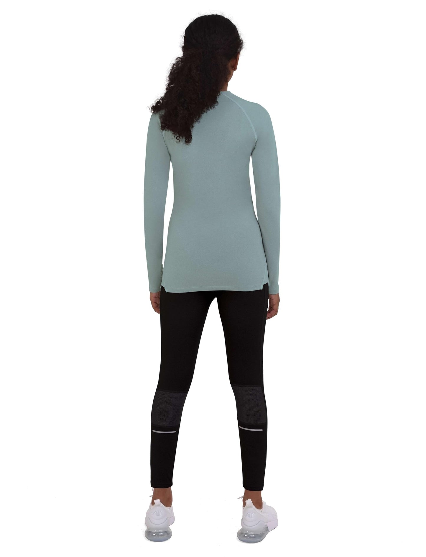 TCA Girls' SuperThermal Long Sleeve Performance Base Layer Running Training Top