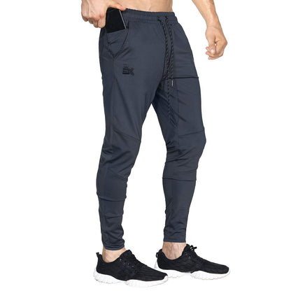BROKIG Mens Stretch Running Tracksuit Bottoms