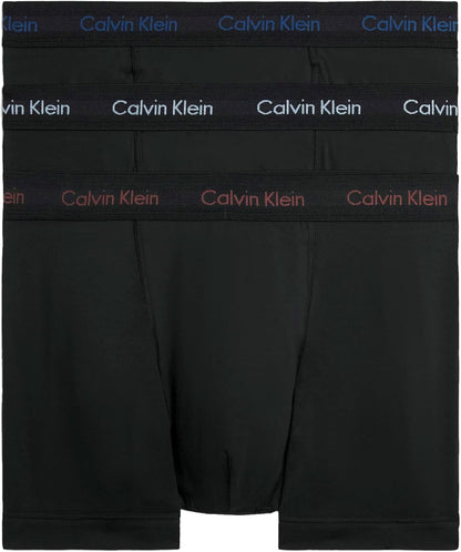 Calvin Klein Men’s 3 Pack Trunks with Logo Waistband