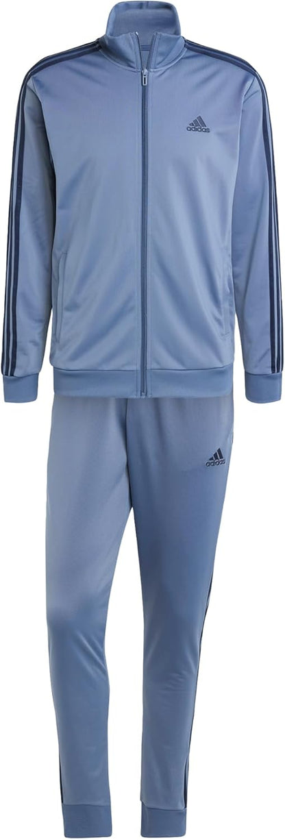 adidas Men's Basic 3-Stripes Tricot Track Suit