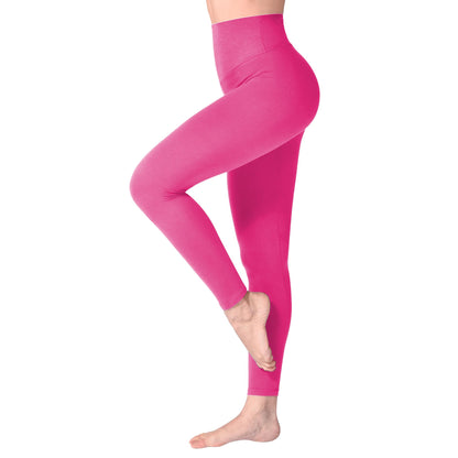 SINOPHANT High Waisted Leggings for Women, Buttery Soft Elastic Opaque Tummy Control Leggings, Plus Size Workout Gym Yoga