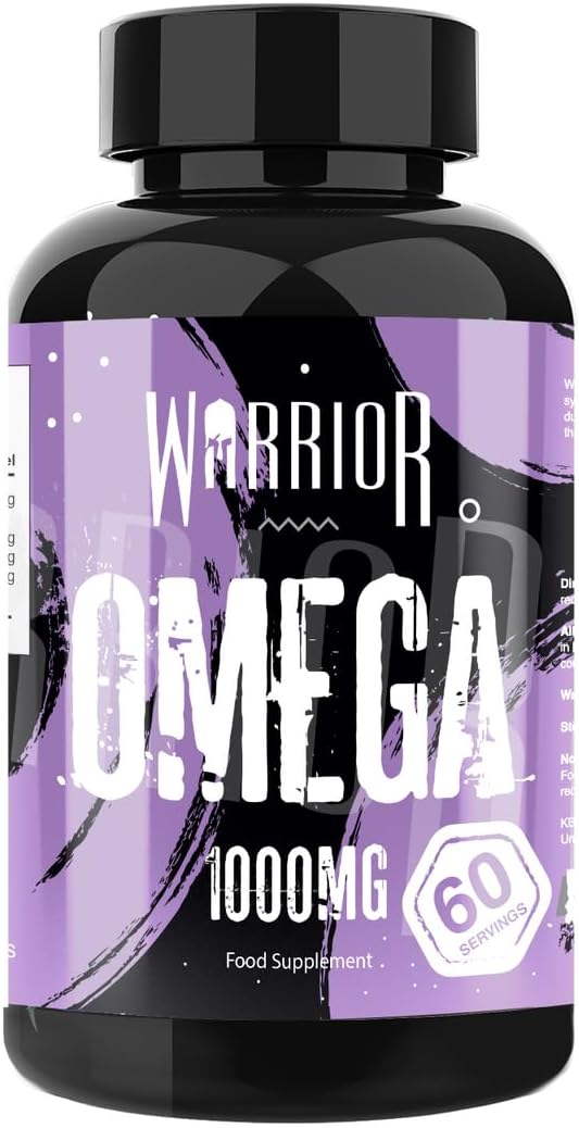 Warrior Omega Fish Oils 1000mg - 60 Softgel Capsules