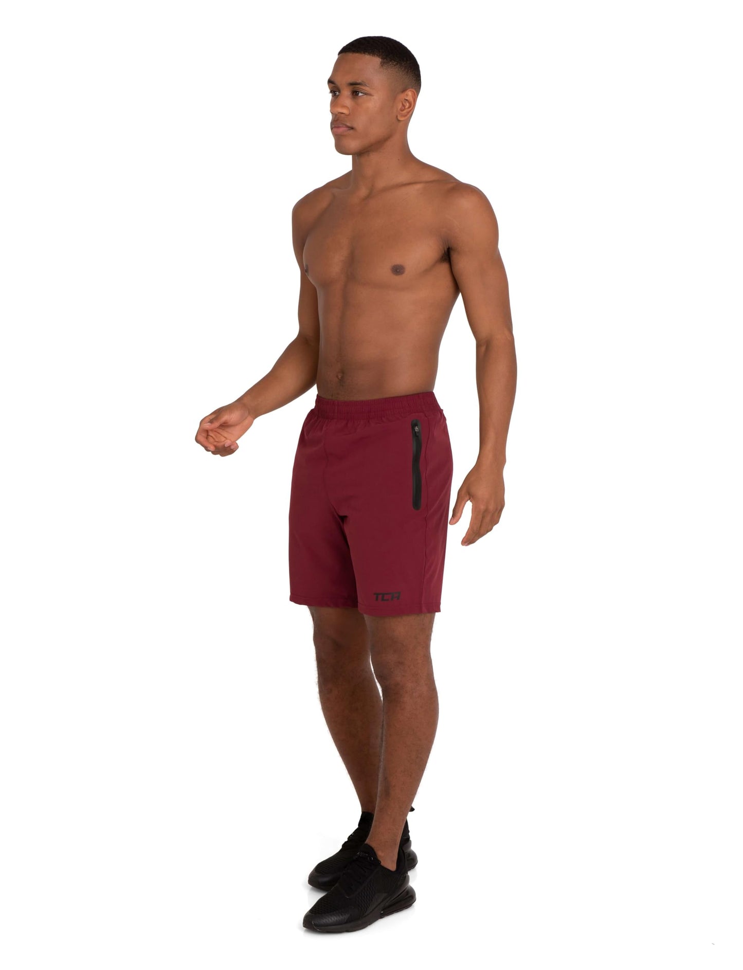 TCA Elite Tech Lightweight Mens Running Shorts Men Gym Shorts with Zip Pockets