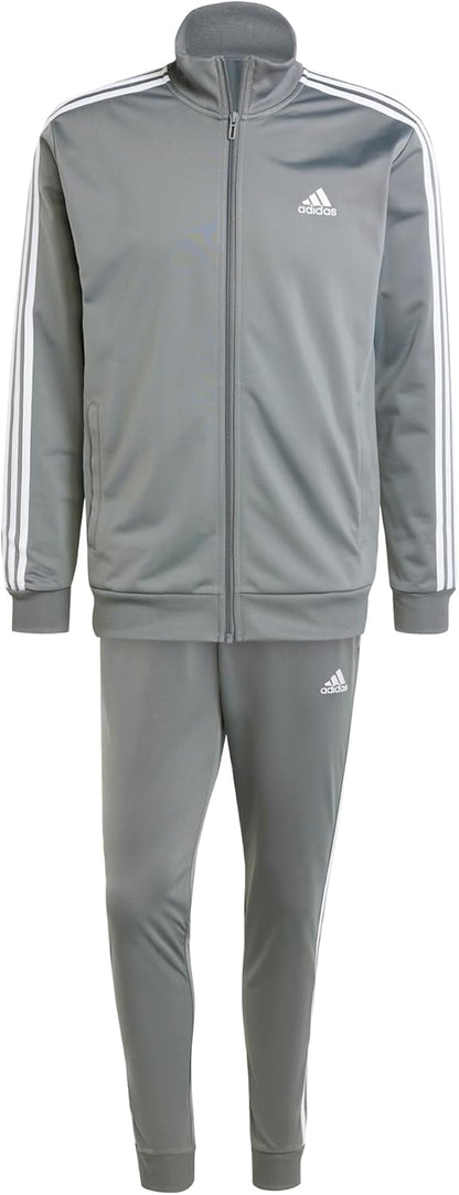 adidas Men's Basic 3-Stripes Tricot Track Suit