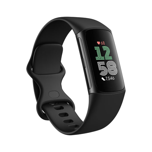 Fitbit Google Charge 6 Activity Tracker with 6-months Premium Membership Included, 7 days battery life and Google Wallet and Google Maps