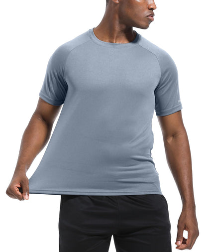 Boyzn 1, 3 or 5 Pack Men's Workout Running Shirts, Dry Fit Moisture Wicking T-Shirts, Sports Gym Athletic Short Sleeve Shirts