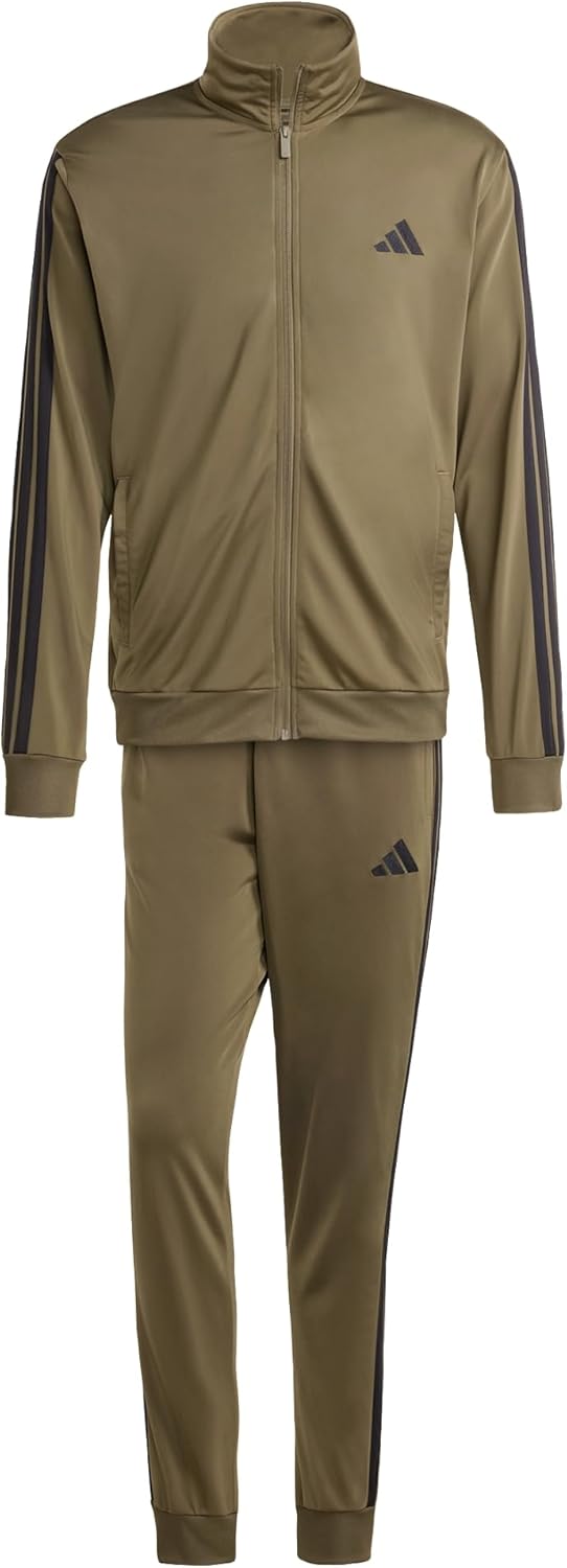adidas Men's Sportswear Basic 3 Stripes Tricot Tracksuit