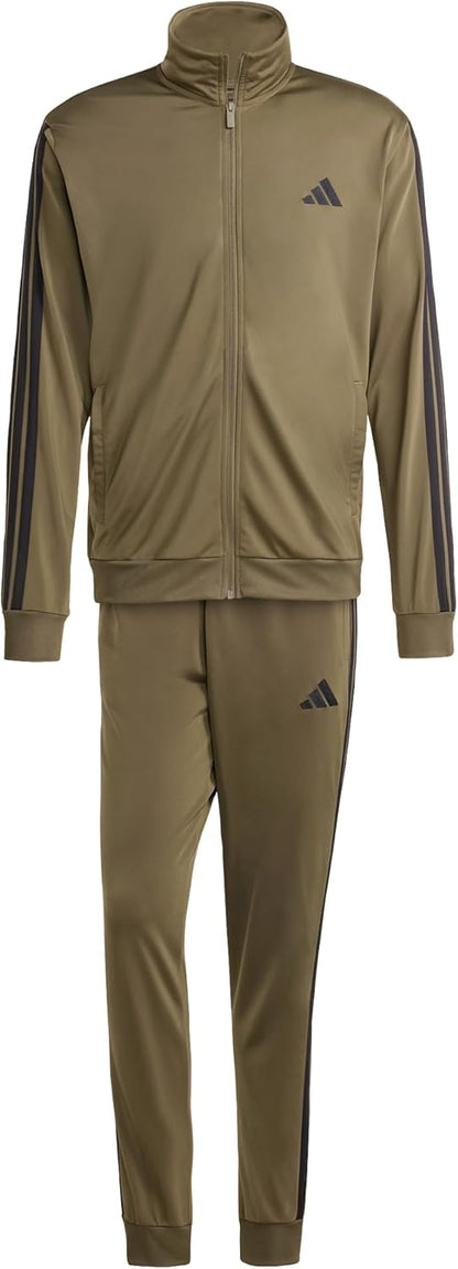 adidas Men's Sportswear Basic 3 Stripes Tricot Tracksuit