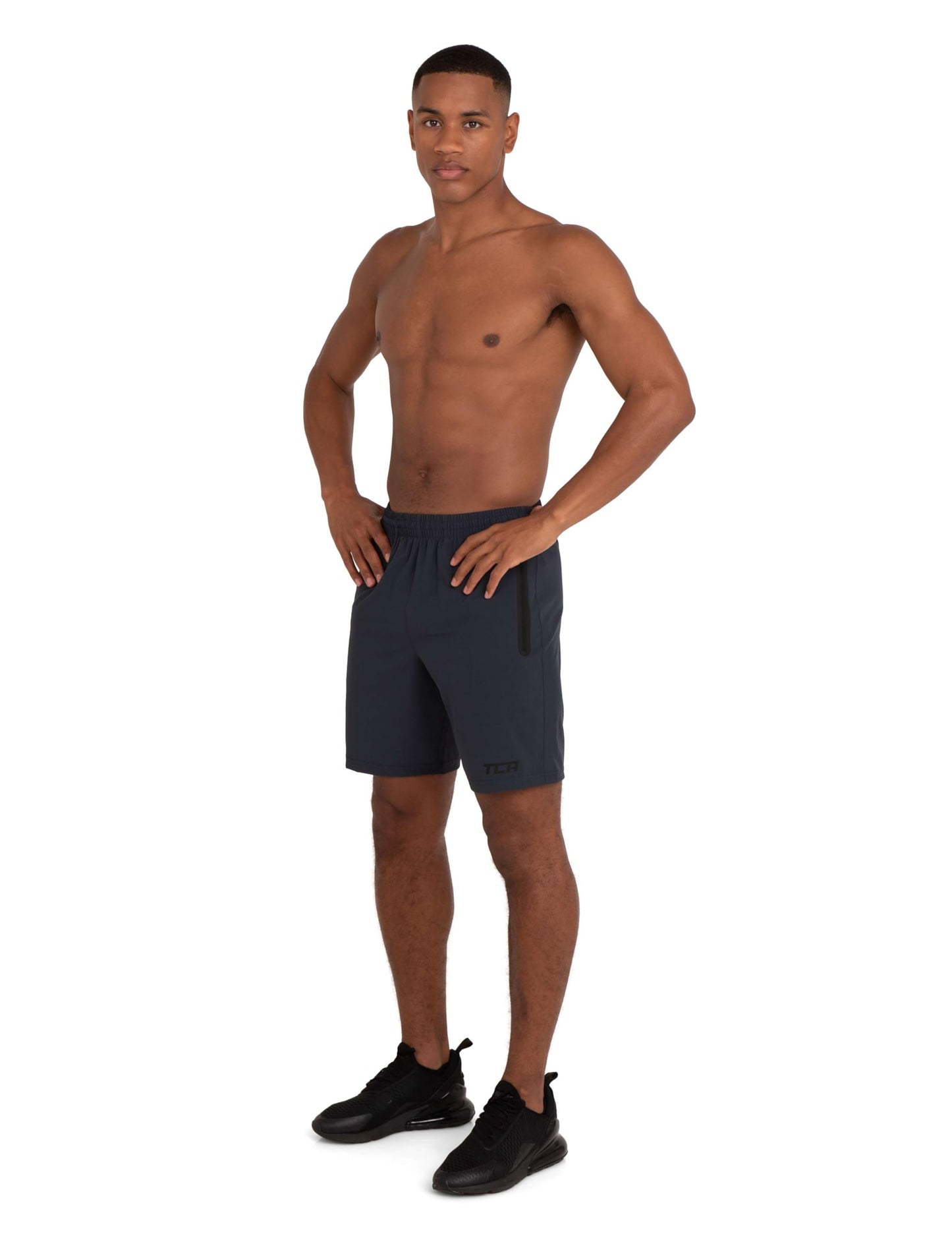 TCA Elite Tech Lightweight Mens Running Shorts Men Gym Shorts with Zip Pockets