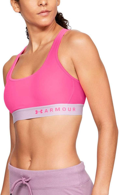 Under Armour Women's Crossback Mid Impact Sports Bra