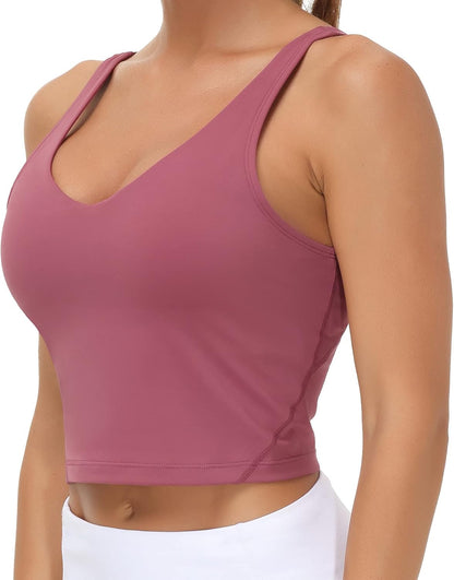 Women’s Longline Sports Bra Wirefree Padded