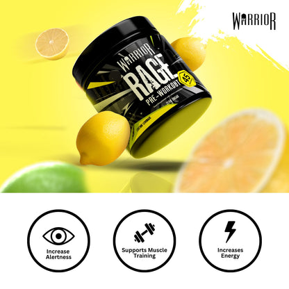Warrior Rage Pre Workout Powder 392g