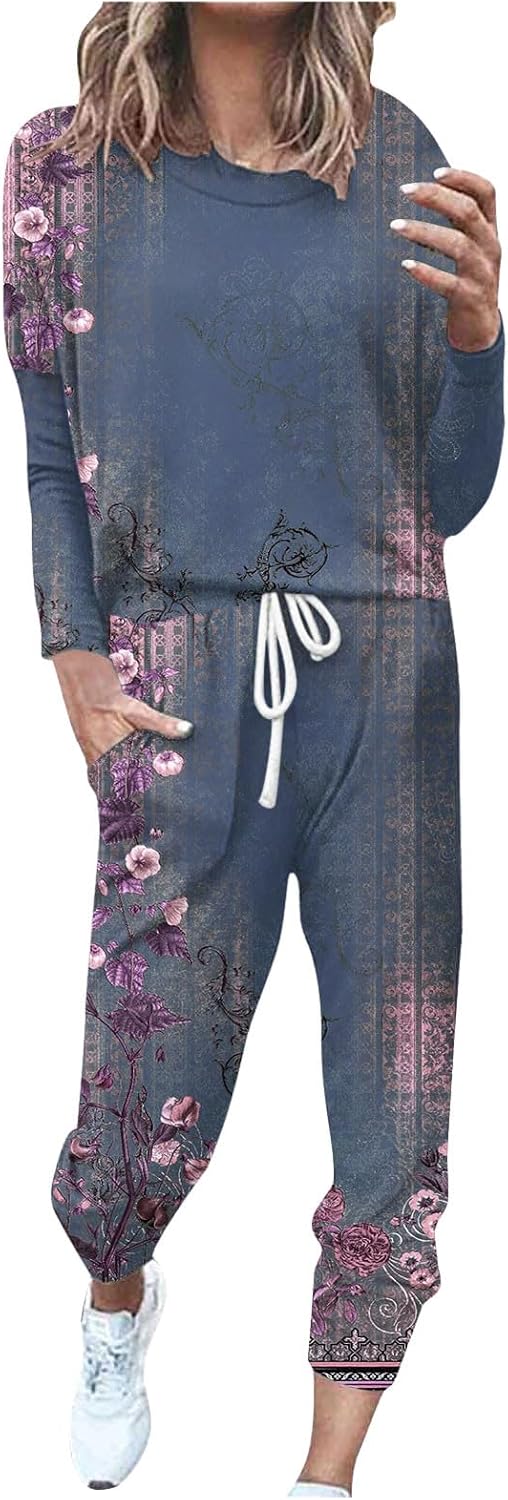 AMhomely Tracksuit Womens Full Set Lounge Wear Sets Oversized