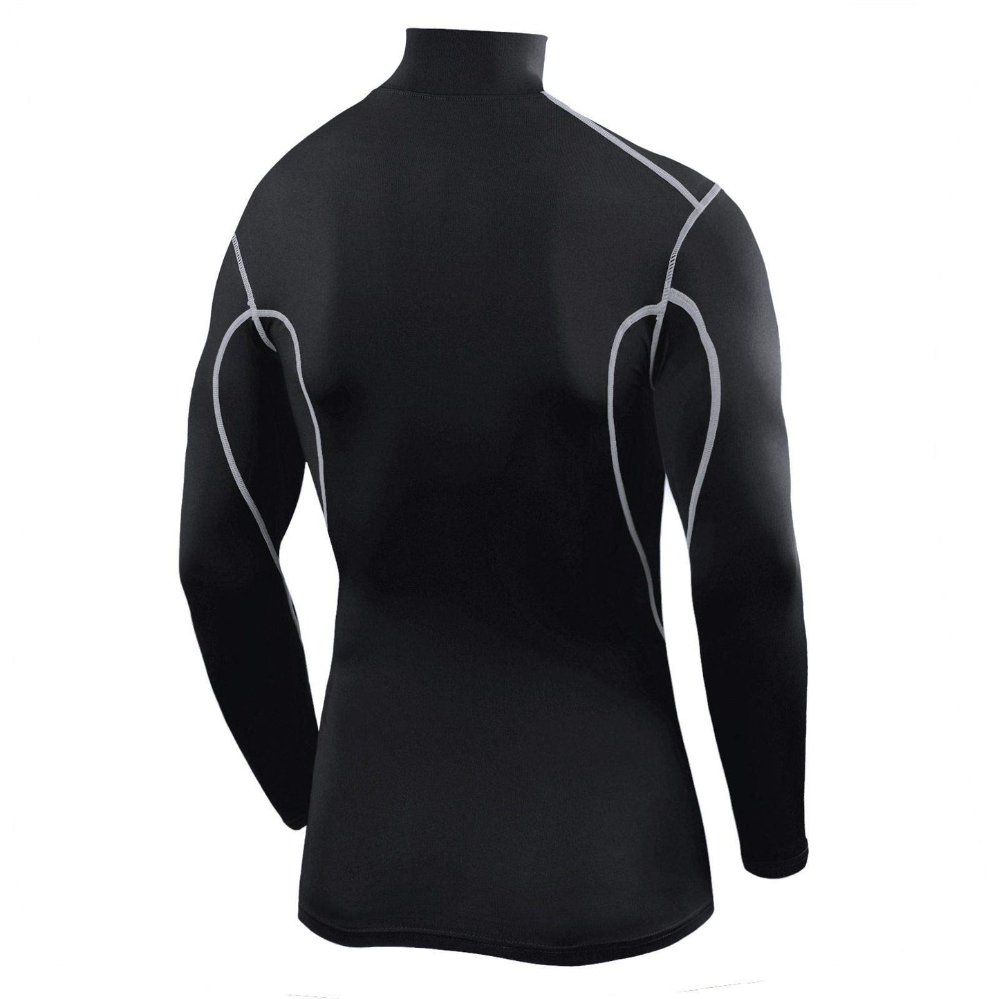 TCA Boys' Pro Performance Compression Base Layer Long Sleeve Top - Mock Neck