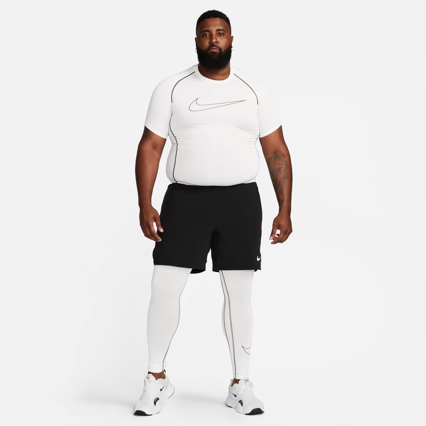 NIKE Men's M Np Df Tight Top Ss T-Shirt