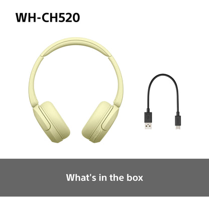 Sony WH-CH520 Wireless Bluetooth On-Ear Headphones
