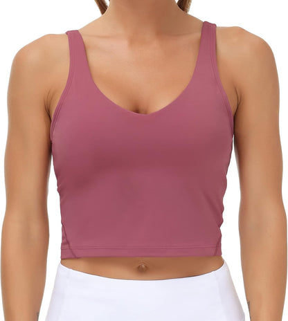 Women’s Longline Sports Bra Wirefree Padded