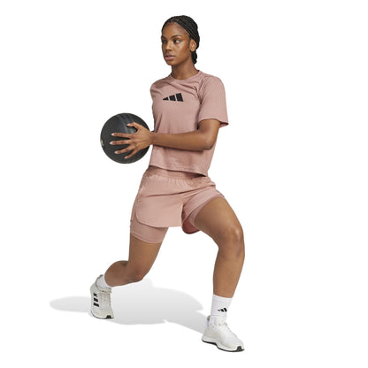 adidas Women's AEROREADY Two-in-One Shorts