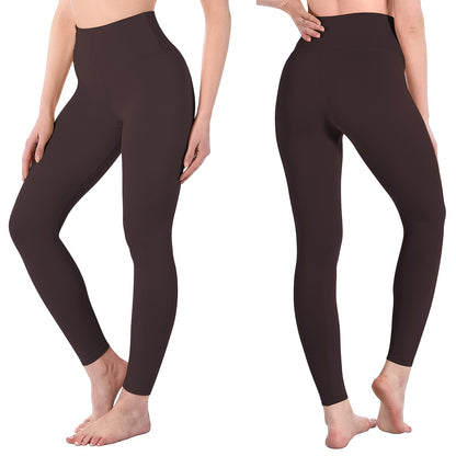 SINOPHANT High Waisted Leggings for Women, Buttery Soft Elastic Opaque Tummy Control Leggings, Plus Size Workout Gym Yoga