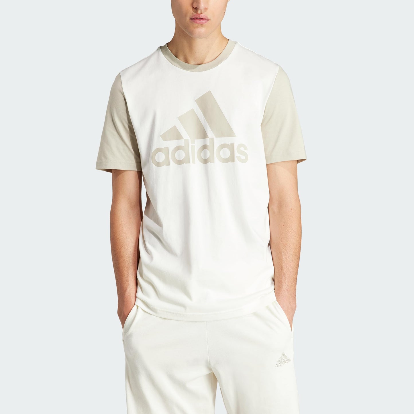 adidas Men's Essentials Single Jersey Big Logo Tee T-Shirt