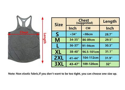 Muscle Cmdr Men's Bodybuilding Stringer Tank Tops Y-Back Gym Fitness Workout Training Running T-Shirts Athletic Quick Dry Top