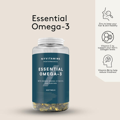 Myprotein Essential Omega 3, 300mg Omega 3 Fish Oil