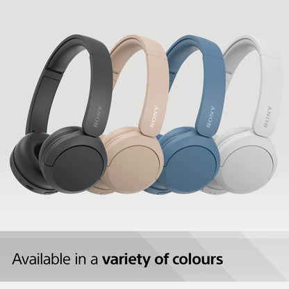 Sony WH-CH520 Wireless Bluetooth Headphones - up to 50 Hours Battery Life with Quick Charge, On-ear style - Black