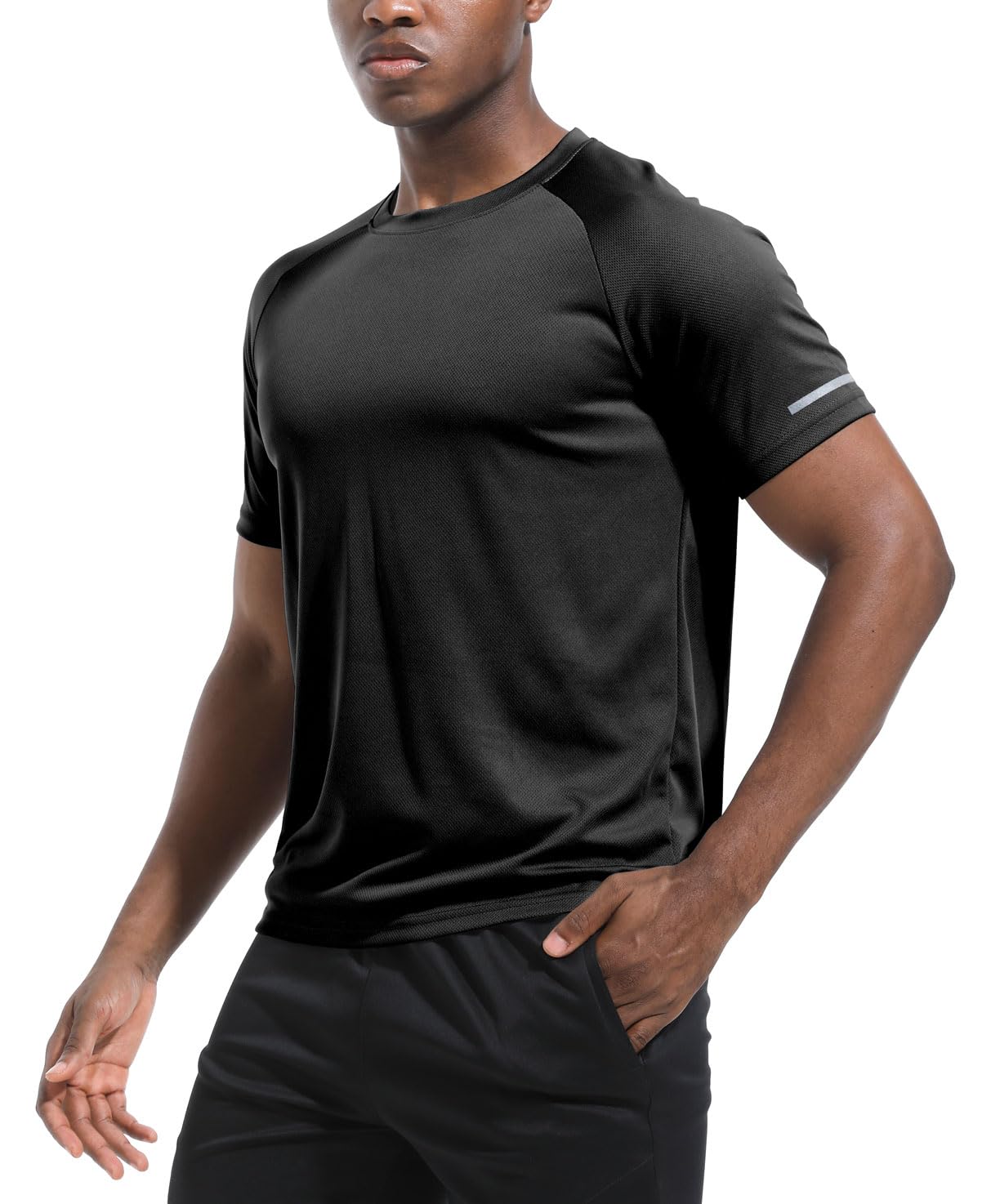 Boyzn 1, 3 or 5 Pack Men's Workout Running Shirts, Dry Fit Moisture Wicking T-Shirts, Sports Gym Athletic Short Sleeve Shirts