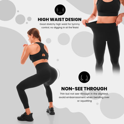 Leafigure Women's High Waist Leggings