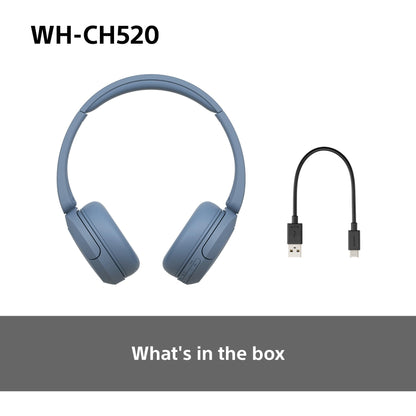 Sony WH-CH520 Wireless Bluetooth On-Ear Headphones