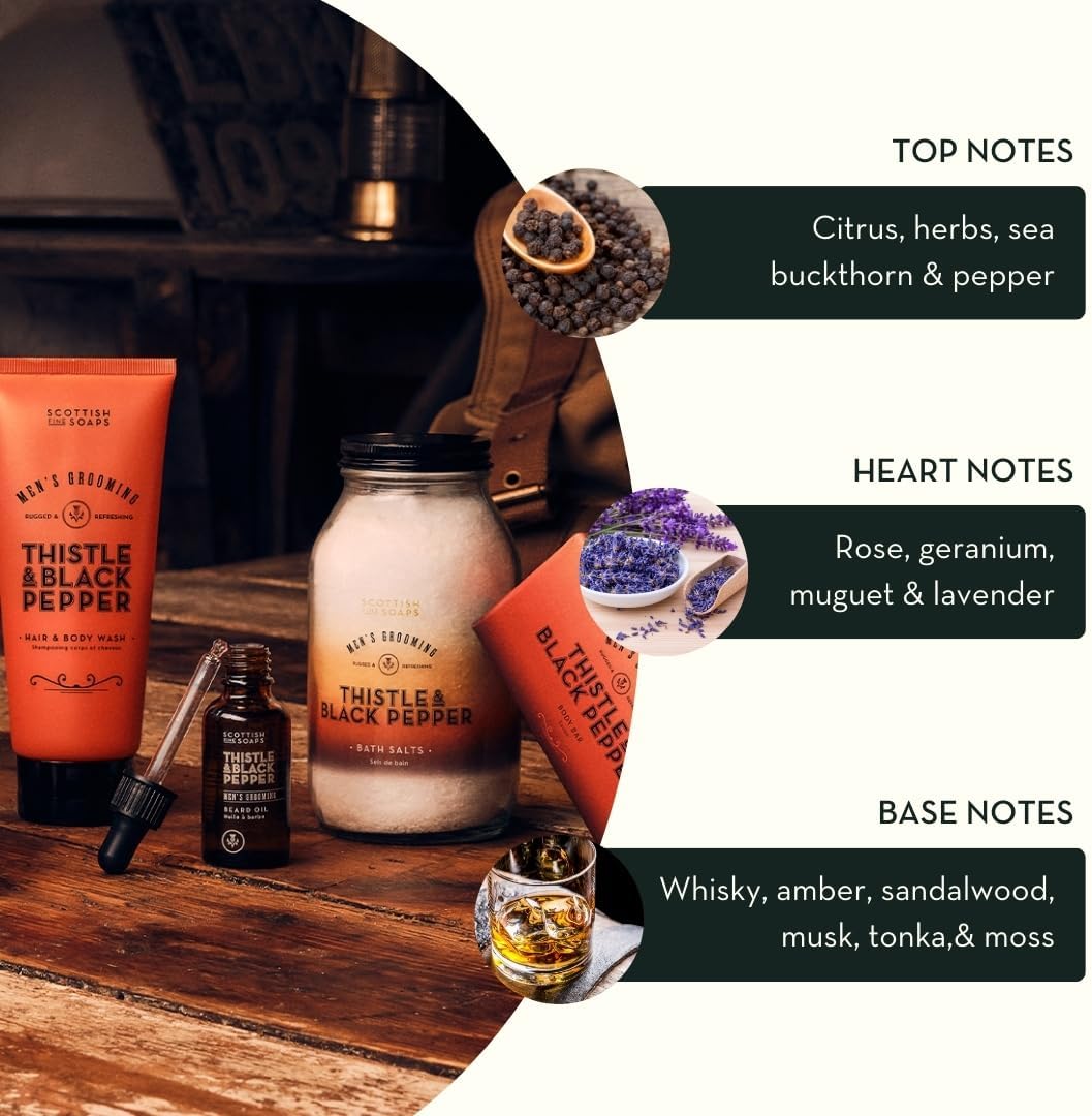 Scottish Fine Soaps Men's Grooming Thistle & Black Pepper Eau de Toilette 100ml