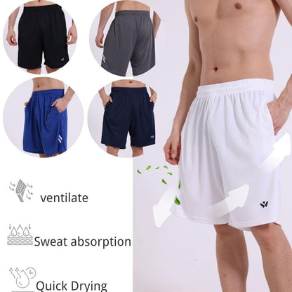 fovdtaa 5 Pack Mens Sports Shorts Men's Athletic Shorts with Pockets and Elastic Waistband, Quick Dry Workout Shorts for Men Running Trousers