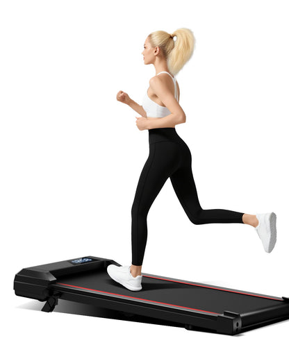 Walking Pad Treadmill with 15% Incline, 3 in 1 Under Desk Treadmill