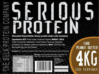SERIOUS PROTEIN – Protein Powder – 4kg