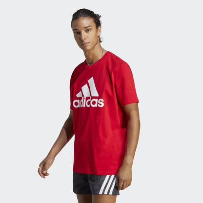 adidas Men's Essentials Single Jersey Big Logo Tee T-Shirt