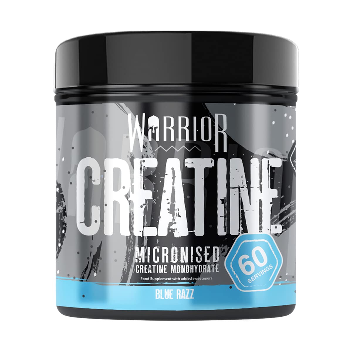 Warrior Creatine Monohydrate Powder 300g – Micronised – Proven to Improve Physical Performance and Recovery, 5g Servings (Unflavoured)