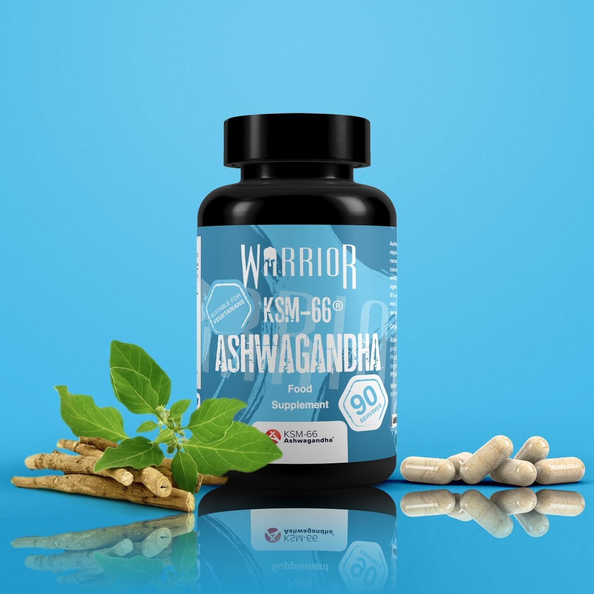 Warrior Ashwagandha KSM-66 Root Extract 300mg
