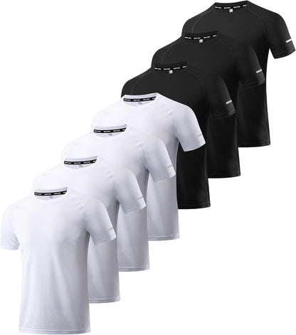 Boyzn 1, 3, 5 or 7 Pack Men's Workout Running Shirts