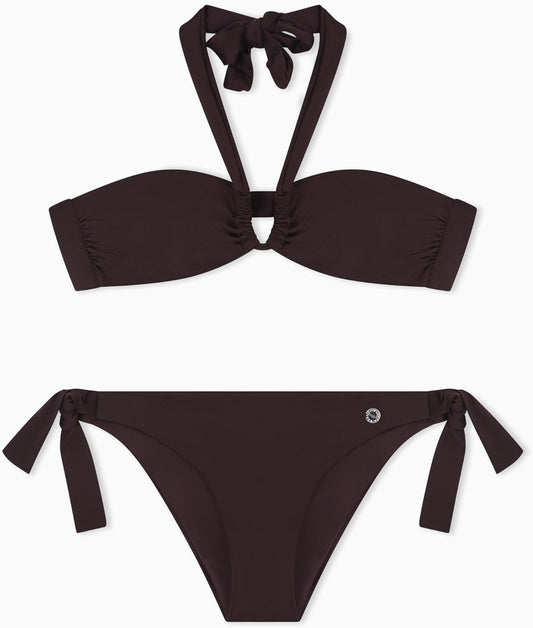 Emporio Armani Women's Bandeau+Brief Bikini Bikini Set (Pack of 2)