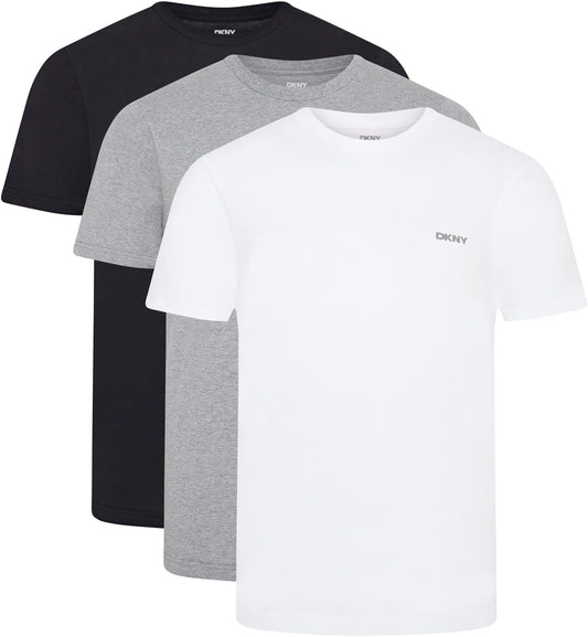 DKNY Men's 3 Pack Giants T-Shirts