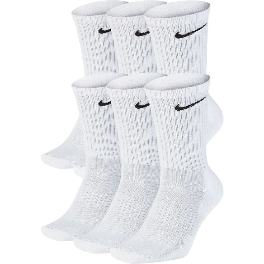 NIKE Men's U Nk Everyday Cush Crew 6pr-bd Socks