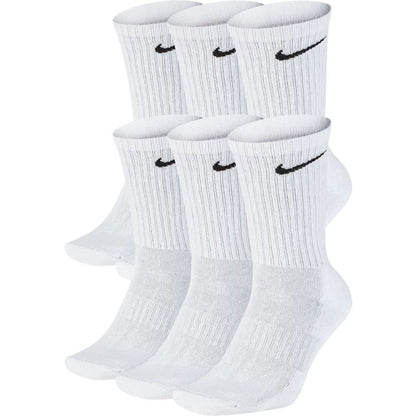 NIKE Men's U Nk Everyday Cush Crew 6pr-bd Socks