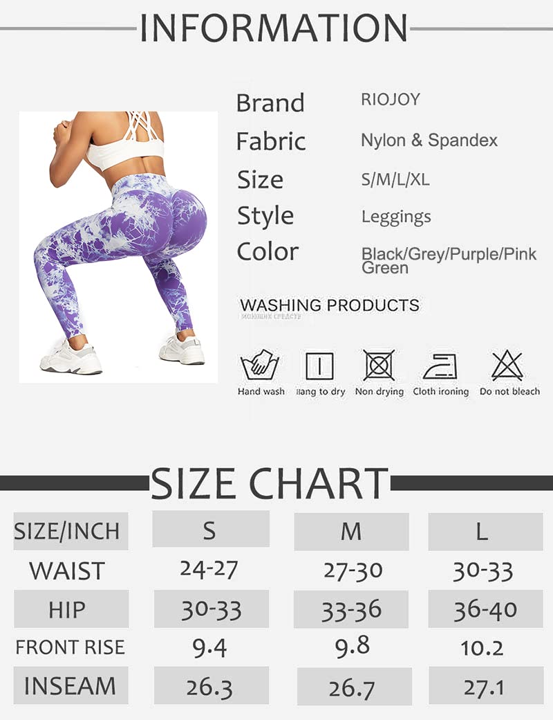 RIOJOY Scrunch Seamless Leggings