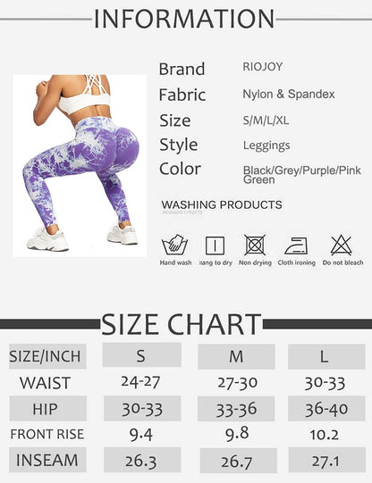 RIOJOY Scrunch Seamless Leggings