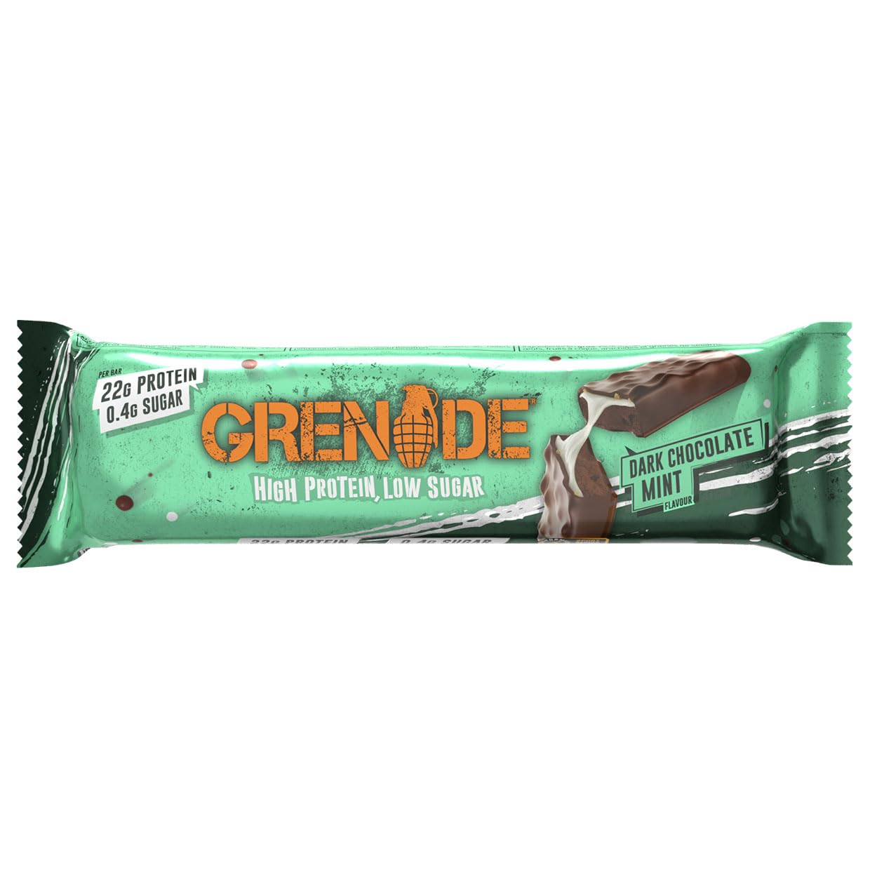 Grenade High Protein, Low Sugar Bar - White Chocolate Cookie, 12 x 60 g